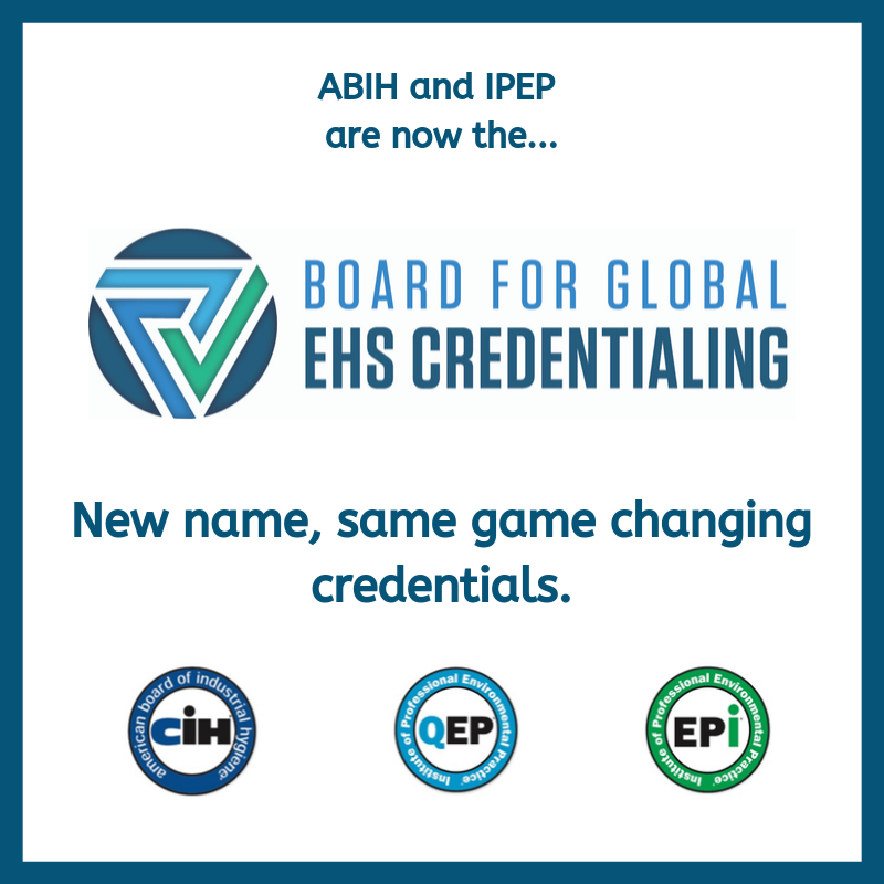 BGC_EHS's tweet photo. Don't forget! @ABIH_News  @IPEP_ORG  #CIH #QEP #EPI https://t.co/bmXqdDspg8