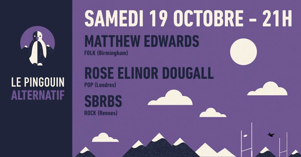 DecemberSquare's tweet photo. Escapade française (au milieu de quelques dates en Angleterre) pour #MatthewEdwards qui sera en concert et en fort belle compagnie au #PingouinAlternatif samedi 19 octobre prochain. https://t.co/iRxGOXbvPz