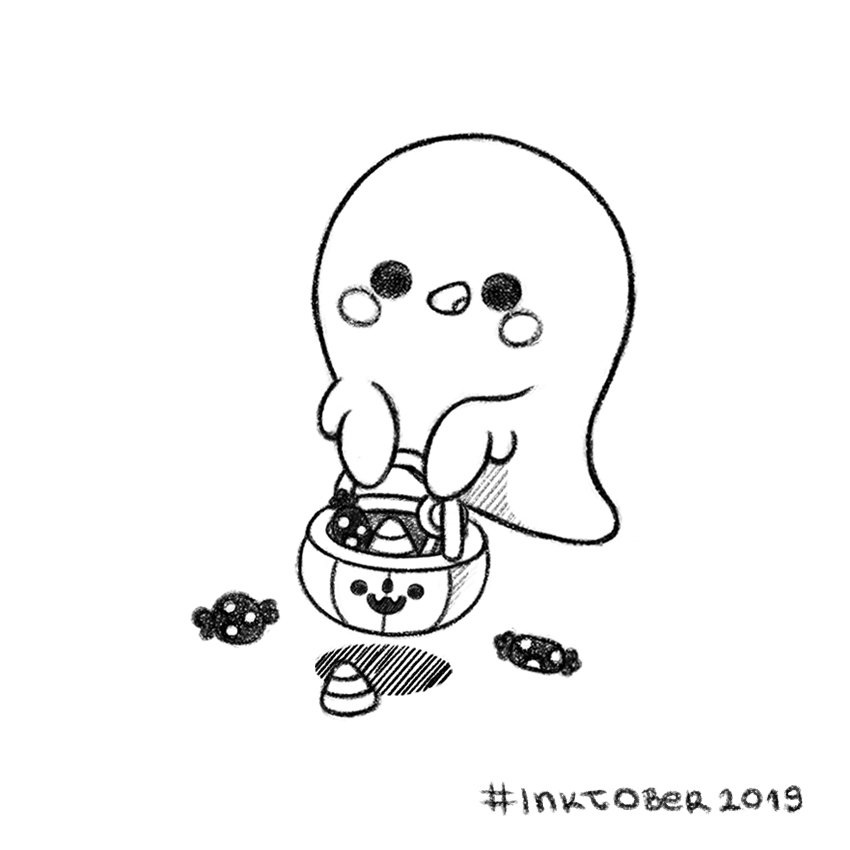 Going trick or treating🎃. #inktober #inktober2019 #childrensillustration