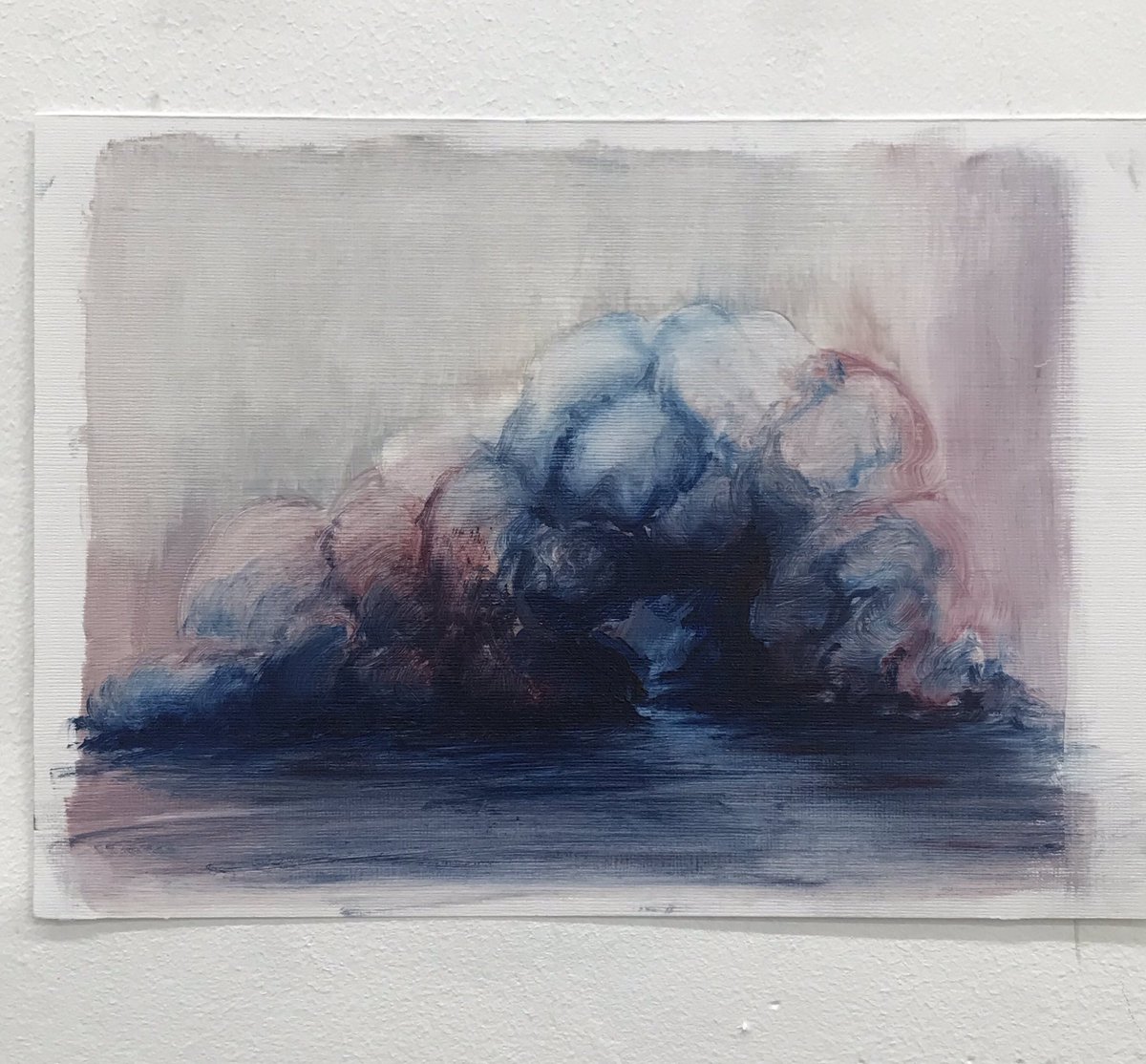 Brain Cave, oil on paper #sketchaday #sketchday286 #painting #art