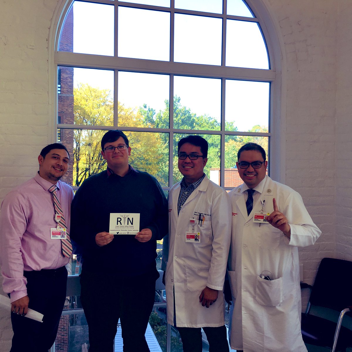 Welcoming John! NYP/Lawrence 6N newest team member and soon to be member of the <a href="/AAMN_LHVNY/">Lower Hudson Valley Chapter of AAMN</a> <a href="/AAMN_Nursing/">American Association for Men in Nursing</a>. <a href="/IanSaludares_RN/">Ian N. Saludares</a>  <a href="/CdotoratosRN1/">Christopher Dototatos RN MSN RNBC NEABC</a> @Alex_Aningalan <a href="/Missy1pao/">Missy Paolicelli</a>