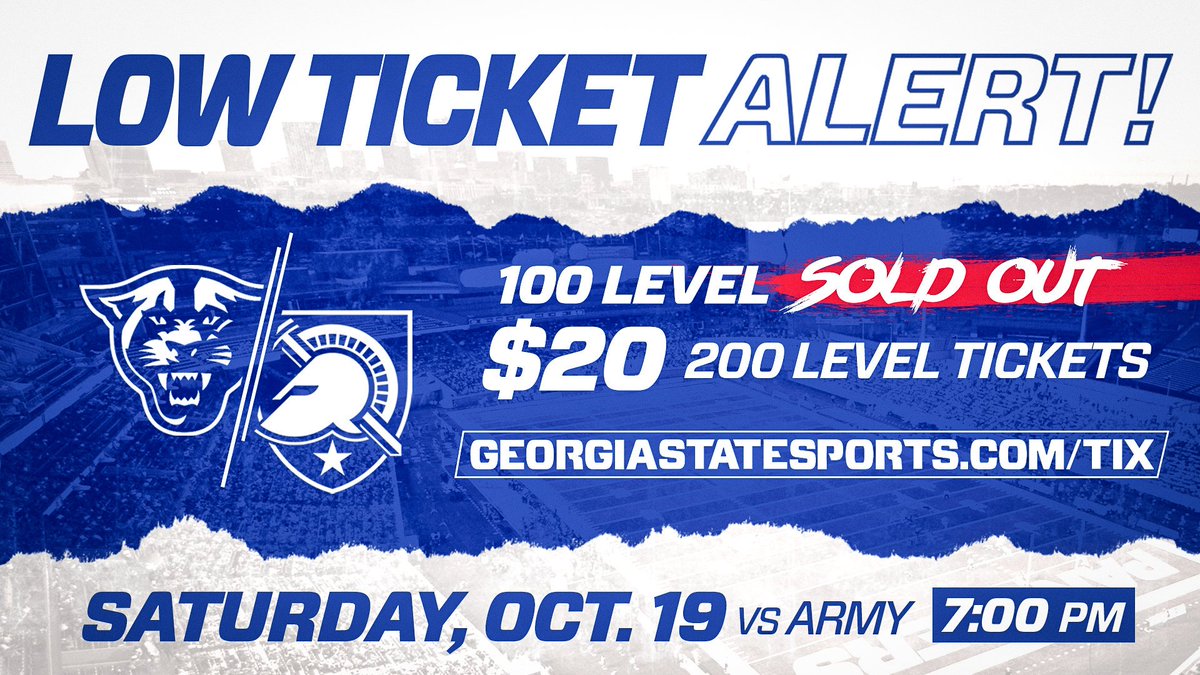 Georgia State Panthers On Twitter We Ve Sold Out The 100 Level