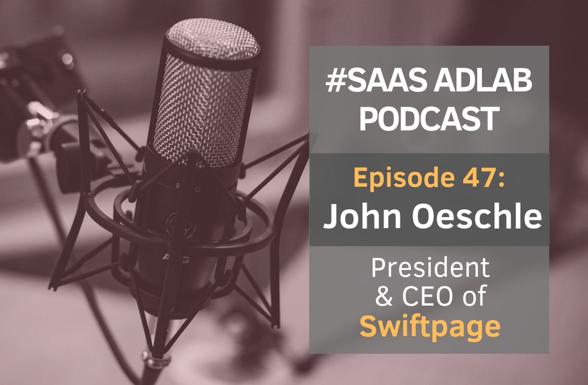 hjoech's tweet image. It was great going on #Saas AdLab #podcast hosted by @camacho_ftm to discuss the evolution of Swiftpage &amp;amp; Act! as well as the #culture within our #company. Give it a listen today!  bit.ly/31XvTOF