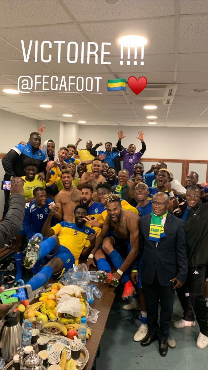 📸 Victoire des Panthères du #Gabon 🇬🇦 ce soir à #Tanger face aux Lions de l’Atlas du #Maroc avec un score de 3-2. (Image Allez les Panthères du Gabon) . ⚽️⚽️⚽️🇬🇦🇲🇦
