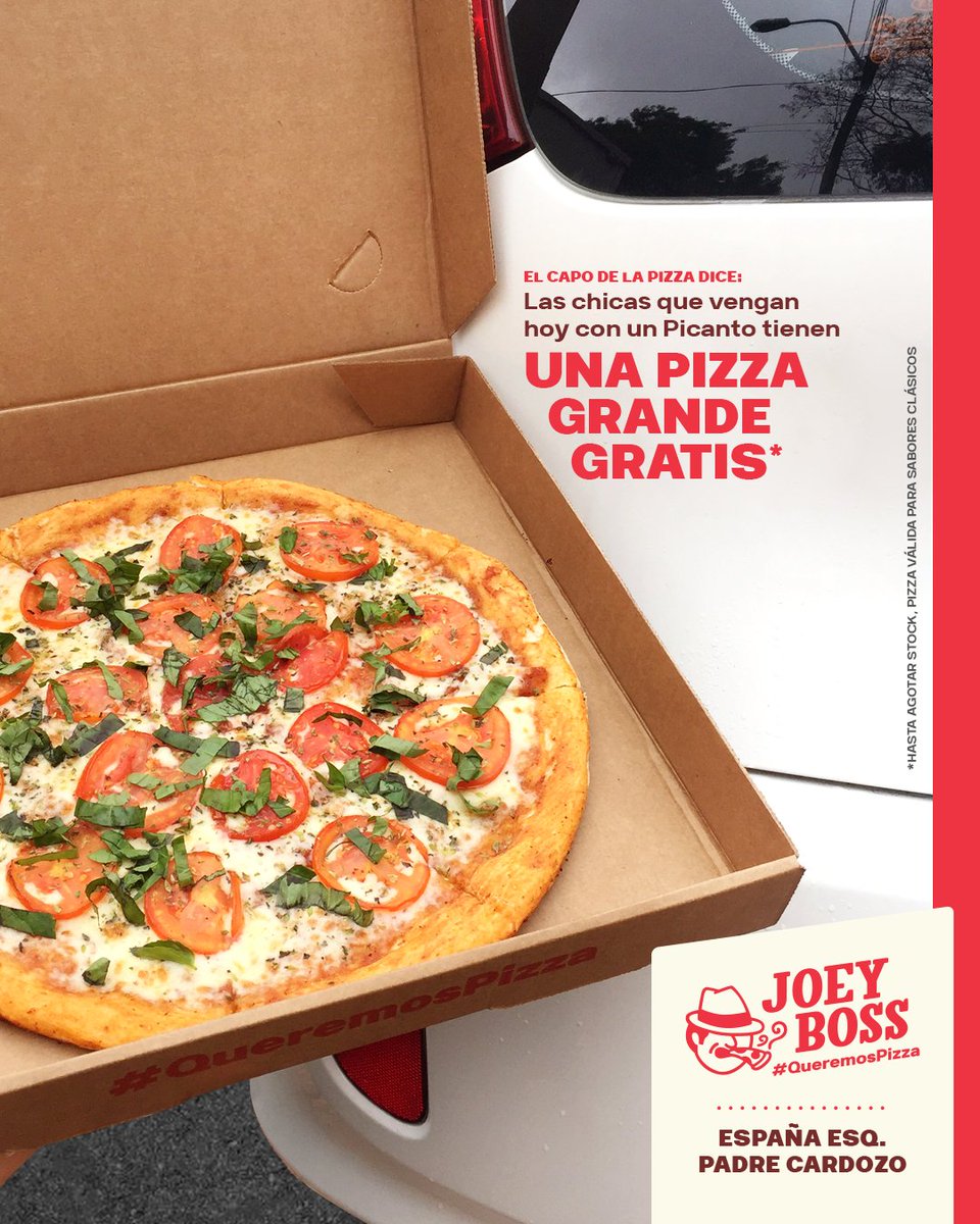 JoeyBossPY's tweet photo. Chicas, solo por hoy😍🍕 https://t.co/51KEw5syst