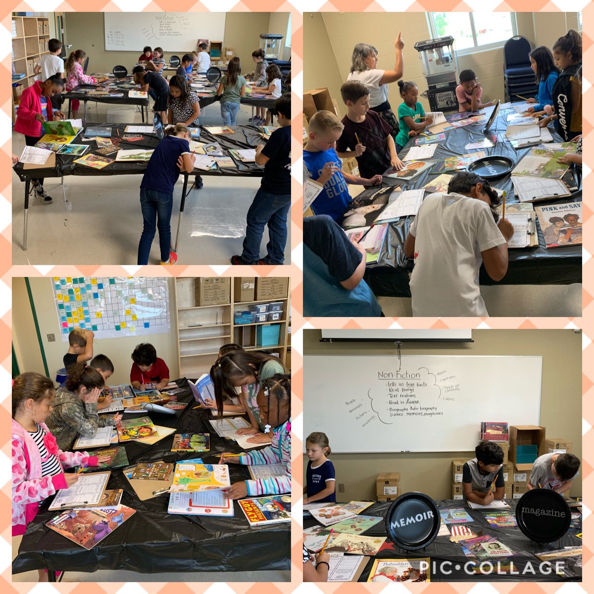 Successful Nonfiction Book “Tasting”! Thank you <a href="/Mr_Padillas/">Alex Padilla</a> and @NKESLibrary for making this happen for <a href="/Kallison3rdGr/">Kallison 3rd Grade</a>! The kids loved it! #leadthecharge <a href="/NISDKallison/">Kallison Elementary</a>
