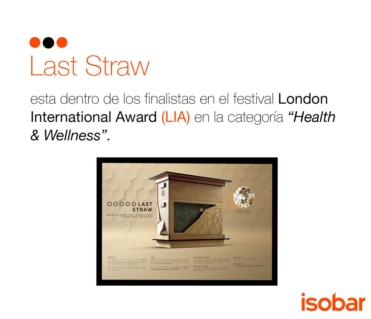 TalentoIsobarMx's tweet photo. Conoce más sobre los finalistas de este festival en el siguiente link https://t.co/5Oc8qlfA83 #IsobarMx #OrgulloIsobar #LastStraw #LIA https://t.co/mChRLzyT7z