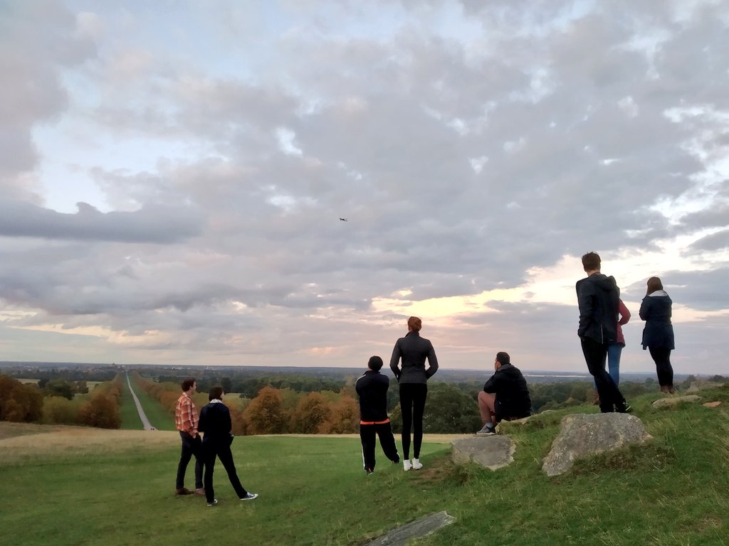 A moment of reflection for the participants of the @wellcometrust @ukrepro #academicleadership course looking over towards Windsor Castle. Great experience at a fantastic location, learning so much! @CumberlandLodge