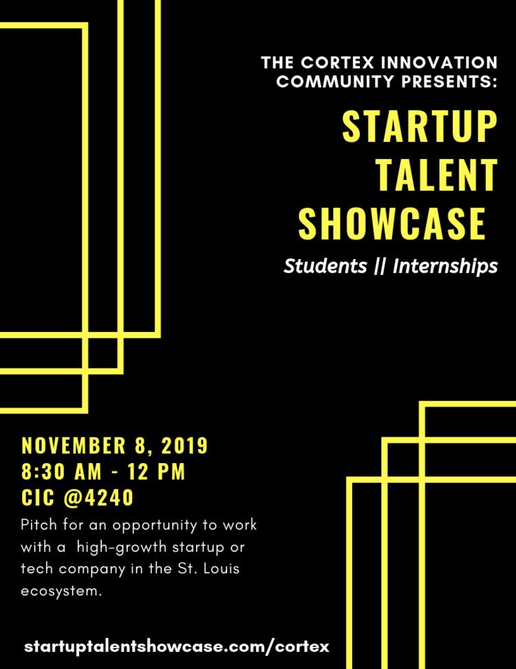 pluggedinhq's tweet image. Industries represented at the @CortexSTL tech internship event include: biotech, pet products, CPG, venture capital, and more.  Reserve your spot today! #getpluggedin @TEQjobsSTL @FindSTLJobs @STLRegChamber @CIC_StLouis cortexstsinternships.splashthat.com