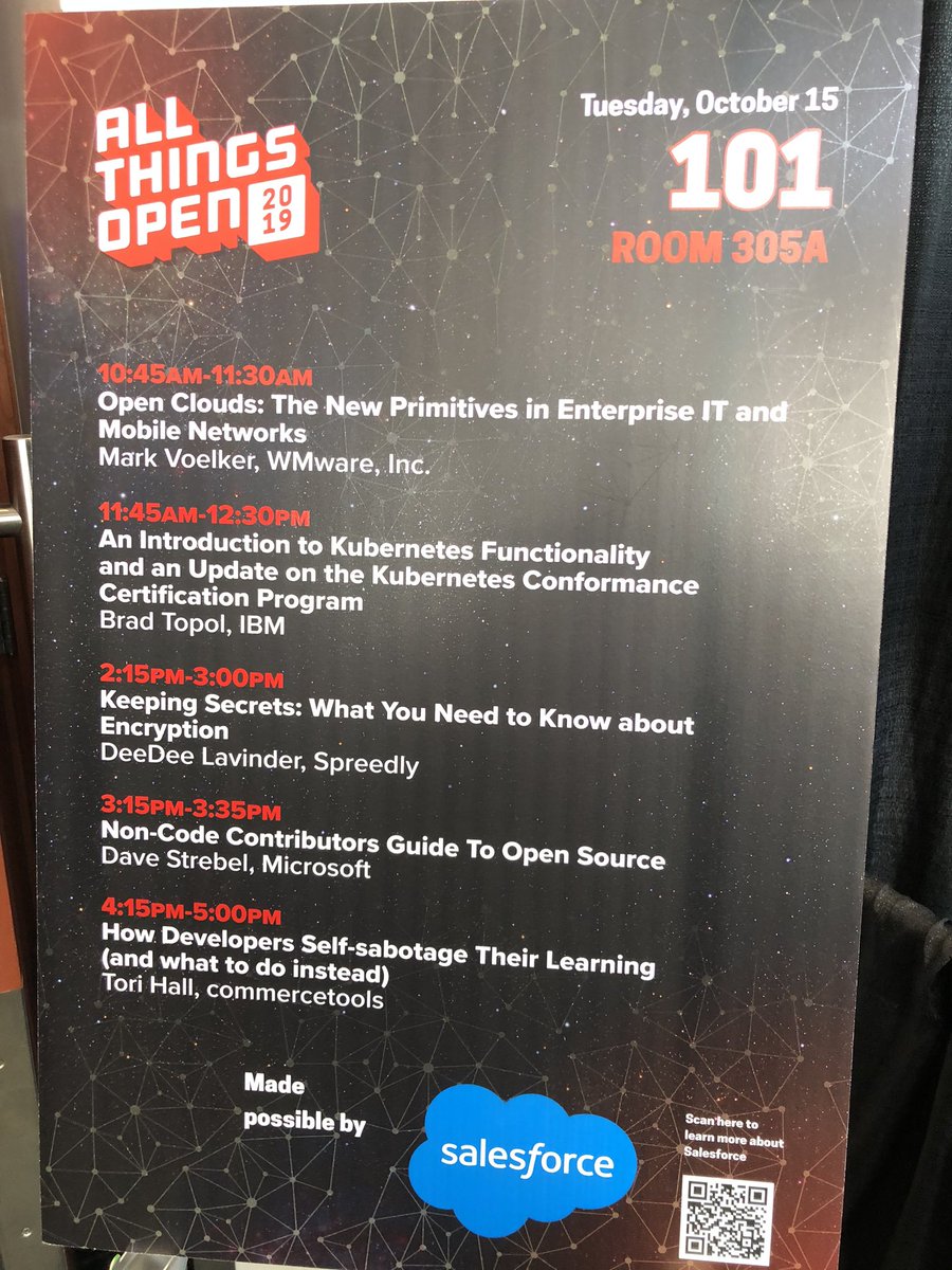 ddlavinder's tweet photo. Hey @AllThingsOpen — I’m talking about “Keeping Secrets” #encryption in 305A at 2:15. Come for the math, stay for the laughs! 😂
#AllThingsOpen #WomenWhoCode https://t.co/YGVMA6xLUB