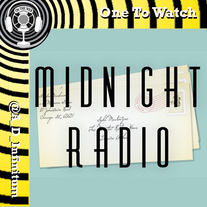 A_D_Infinitum's tweet photo. Listen in on @martletradio

Midnight Radio follows two women finding love through an unlikely chat about, leaving home, our relationship to the past, what it means to be haunted, and what we leave behind when we die.

#audiodrama
https://t.co/bP9aD0MuPk https://t.co/REyMSjMS75