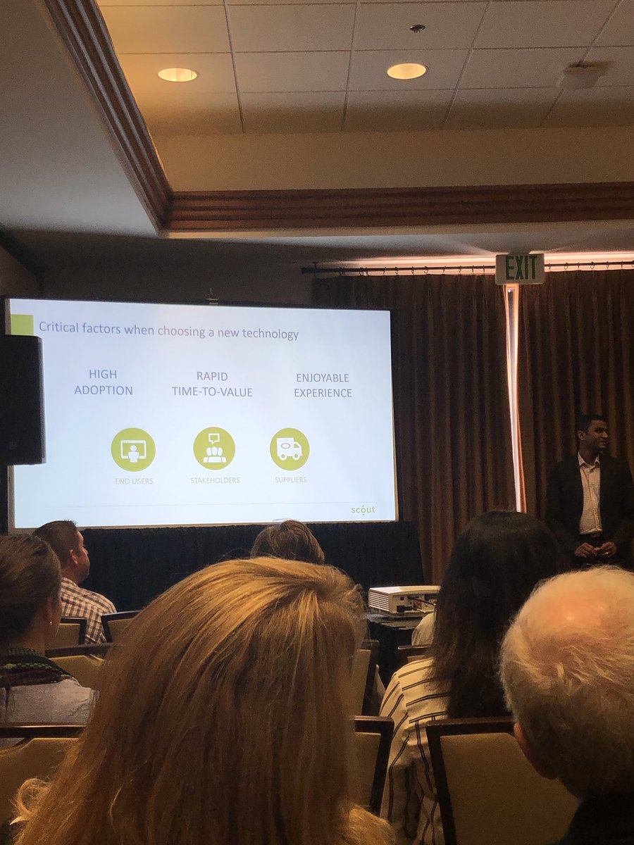 Future_Sourcing's tweet photo. What are the critical factors when choosing a new technology? We are finding out right now with @ScoutRFP and @vspglobal #sigfall2019 @SIGinsights https://t.co/XjlIabhXgN