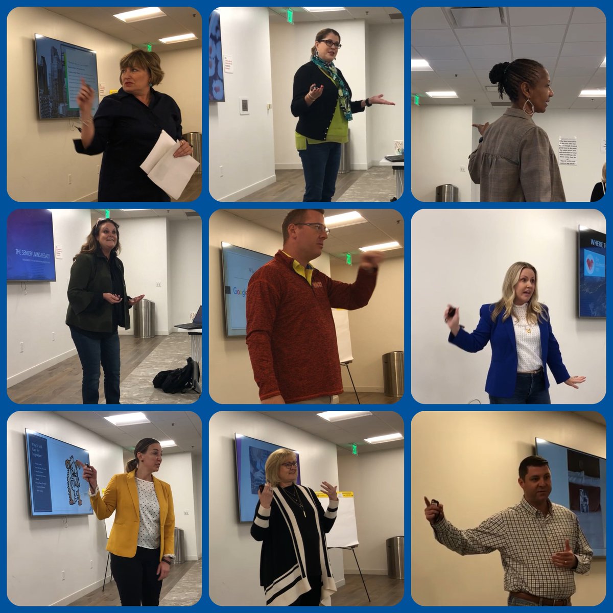 Our marketing team recently held a two-day workshop to refine processes, discuss opportunities and set goals. Part of the meeting was devoted to improving speaking skills. Each member of the team gave a 10 minute presentation on the subject of their choice.  #GreystoneCommunities