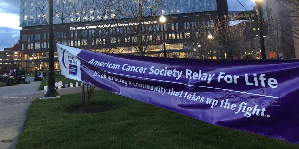 Why do you relay? Celebrate. Remember. Fight Back. Join <a href="/OhioStateRelay/">OSU Relay For Life</a> on October 19 at Legacy Park. Sign up today: go.osu.edu/RFL