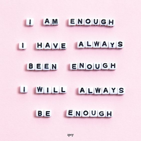 just a daily reminder: you are enough💕💖✨ #MotivationalQuotes #inspirational #selflove #Loveyourself