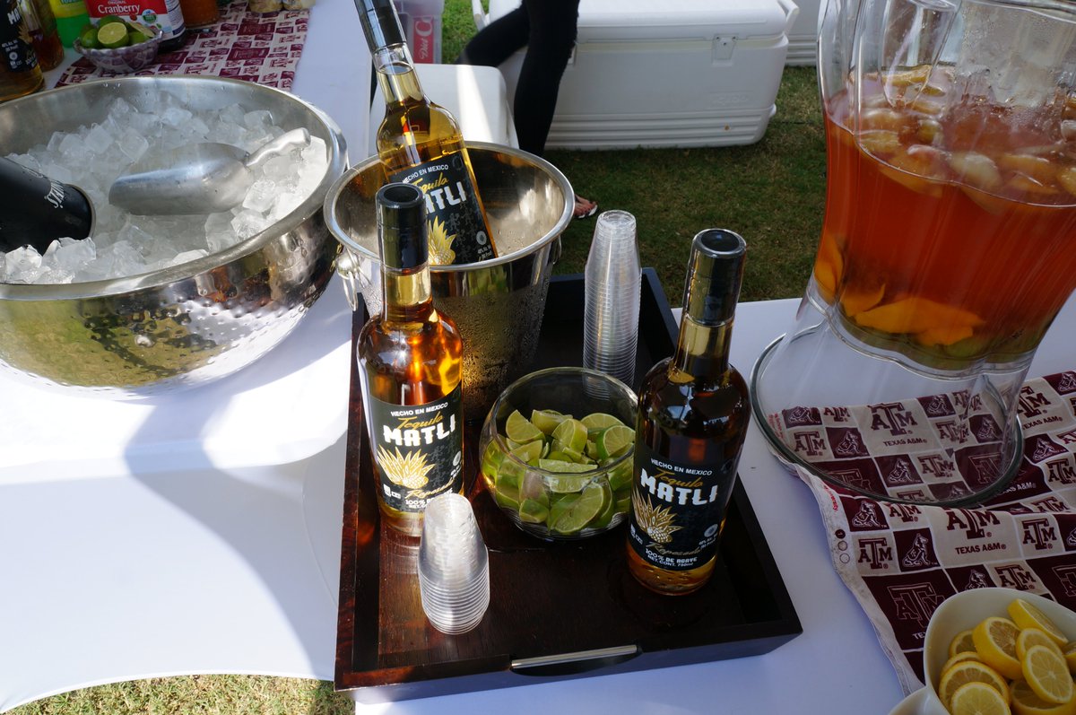 We are getting this tailgating season started off right.
As always we love representing one of our our favourite tequilas, Matli.

We love it when tailgaters try Matli for the first time and are immediately impressed by how smooth and flavorful it is.
matlitequila.com/home