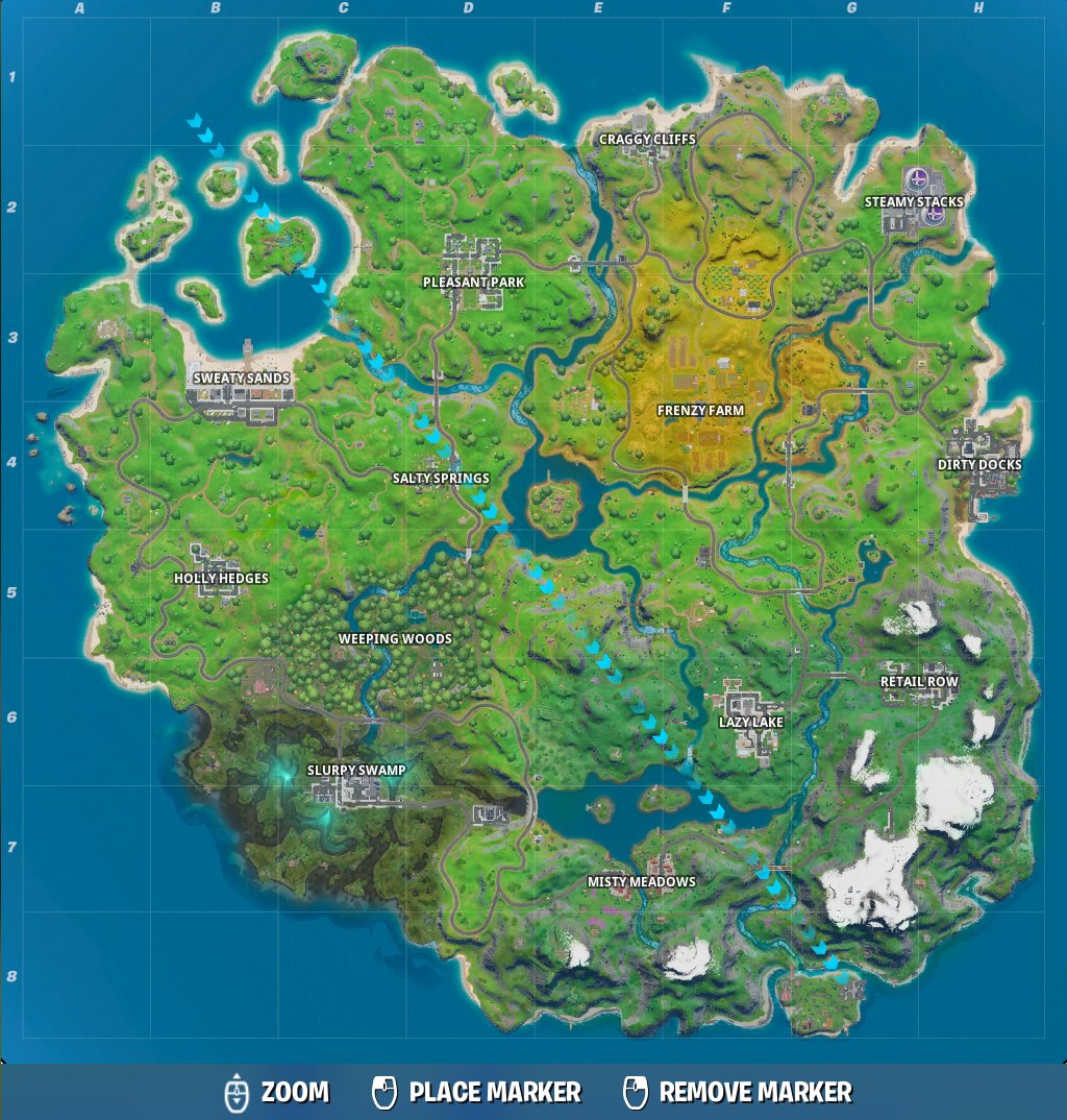 These are all the new locations in Fortnite: Chapter 2 🌎

Where are you dropping today?