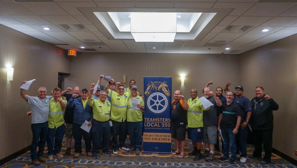 Teamsters350's tweet photo. Click the link below to read on the most recent contract victory for Teamsters Local 350 members at South Bay Recycling in San Carlos, CA
#Teamsters #Local350
https://t.co/az2gsJHD2h https://t.co/ovI7ay1D3s