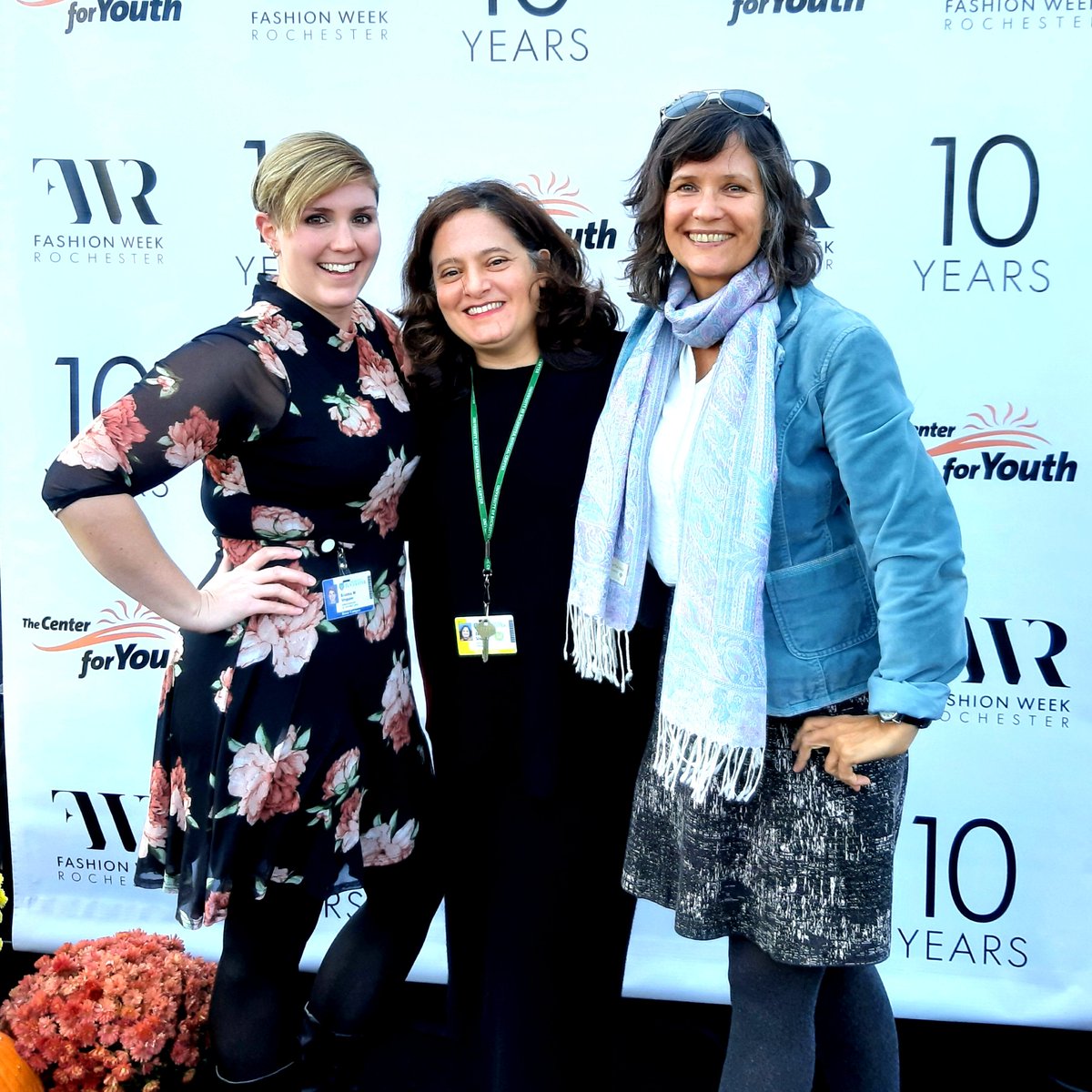 MtHopeFamilyCtr's tweet photo. Bri had a blast representing MHFC and the @TheTRANSFORMctr Community Engagement team at the @Roc_FashionWeek luncheon show! We are so grateful for the @Center4Youth all the amazing work they do for our Rochester community!
#FWR2019 #CommunityPartners #PhtotoOp #LookingGood https://t.co/0MPwli31ew