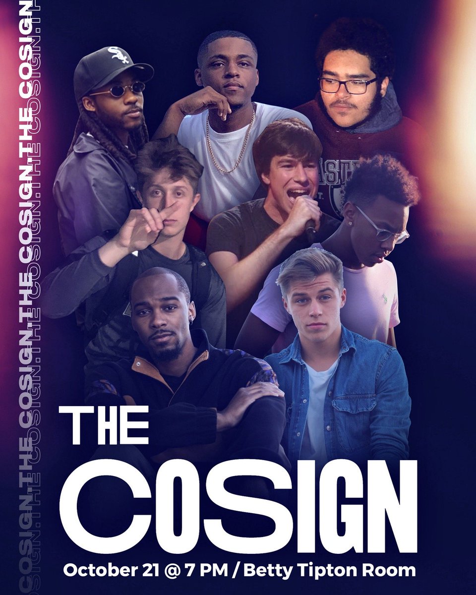 A concert for Eastern students, by Eastern students🤩🔥 Hosted by @dj_fire123, the Co-sign is an event that gives Eastern’s best musicians a platform to show off their talent. Pop out October 21st at 7PM to support CAB &amp; our school’s hidden gems👀 See you there! 🚀