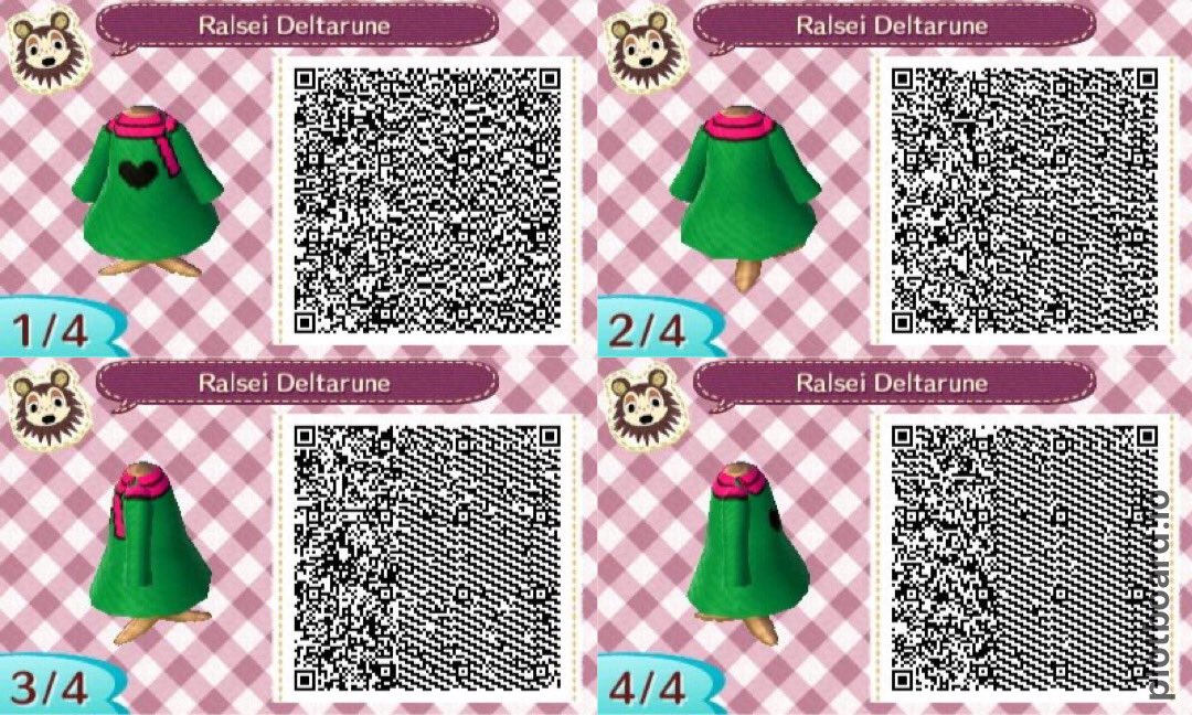 #DELTARUNE #AnimalCrossing outifts! See bio for link to my Etsy where I posted my Undertale outfits. #ralsei #susie #deltaruneralsei #deltarunesusie #acnl #animalcrossingnewleaf #qrcode #acnlqrcode
