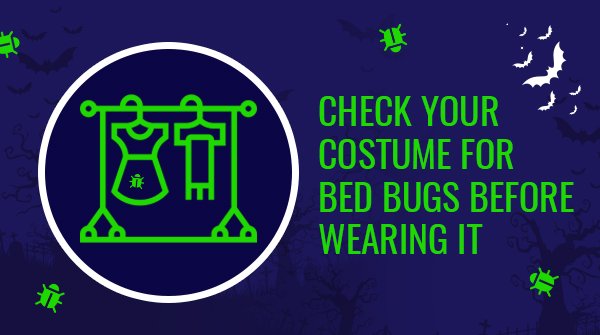 BedBugInjuryLaw's tweet image. Just as you should inspect any new clothing coming into your home, this doesn&apos;t exclude your Halloween costume. Before purchasing and wearing your costume, make sure you are checking it for any unwanted pests. #bedbugtips #bedbugs #bedbugprevention