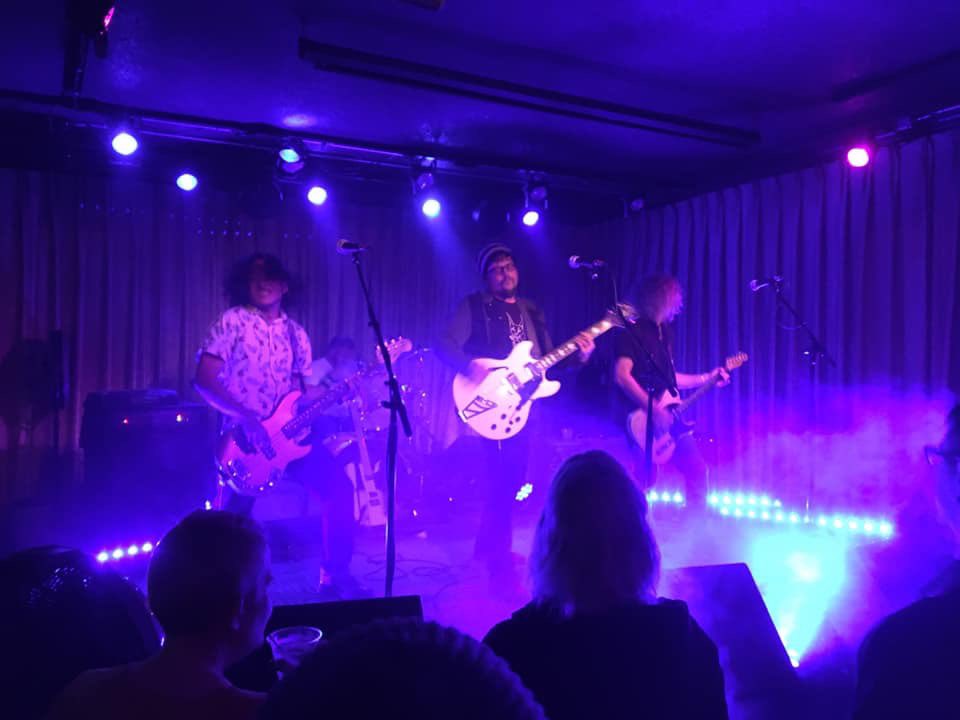 Thanks to Jonathan P. for taking this shot of us at the Clock out lounge last weekend! We had a blast!!! Getting geared up for Sunset Tavern on Nov. 9th. It’s a Saturday night if you are keeping score at home. Let’s do this!!