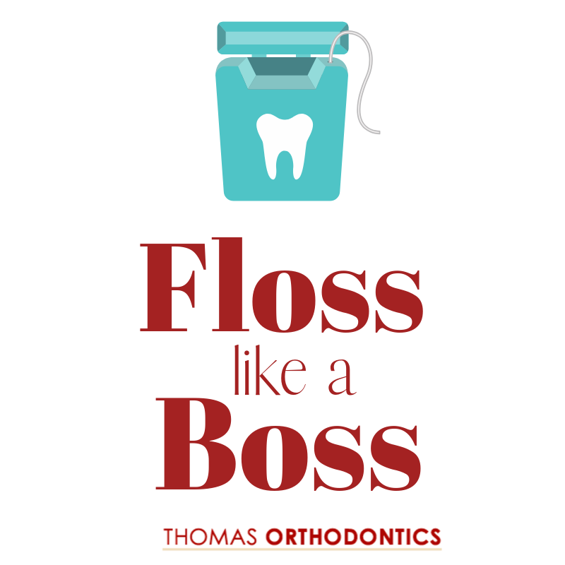 Floss like a boss! And we're not talking about the dancing kind of flossing. Make sure you are flossing every day – usually at bedtime. Take your time flossing and don't forget the gums! #flossing #flossingtips #dentaltips