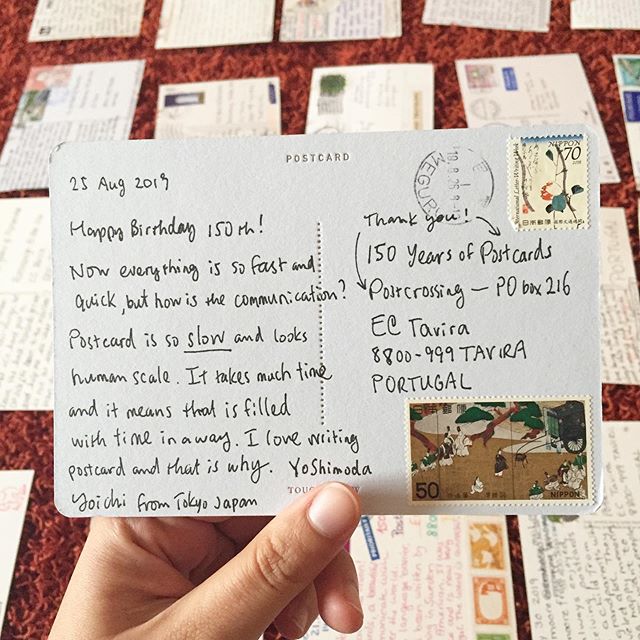 postcrossing's tweet photo. โNow everything is so fast and quick, but how is the communication? Postcard is so slow and it looks human scale. It takes much time, and it means that it is filled with time in a way.โ
From Yoshimoda, in Japan ๐ฏ๐ต
#150yearsofpostcards #postcrossing https://t.co/NGnMSfOVkK