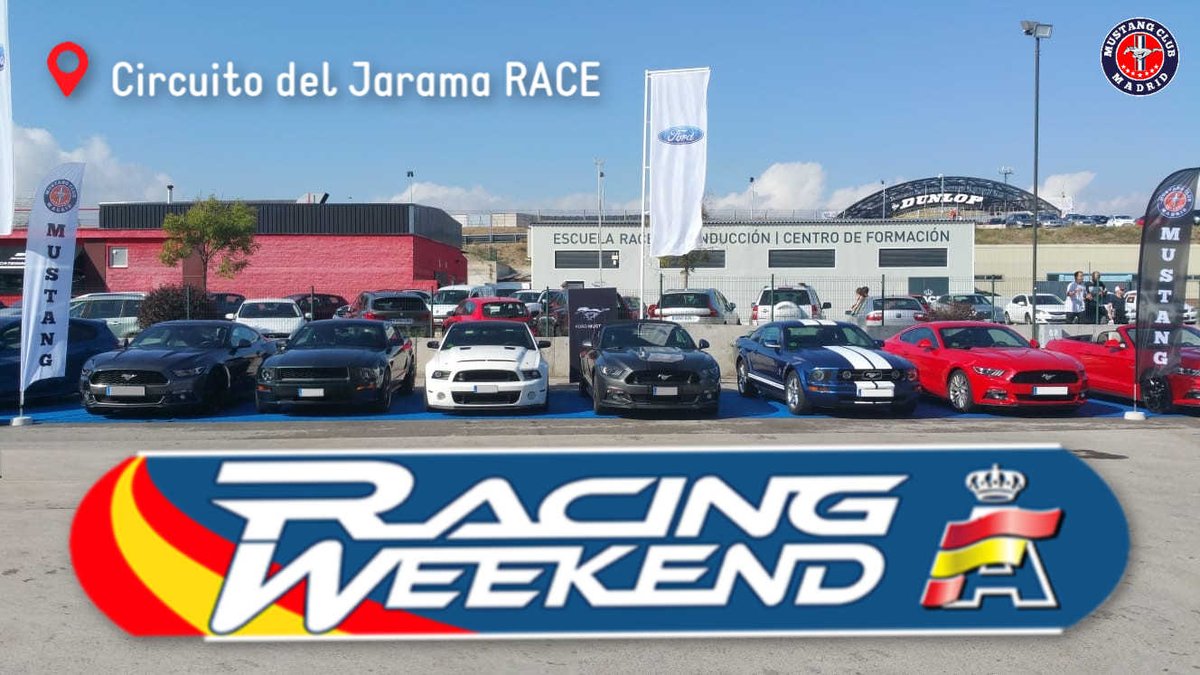 MustangCM's tweet photo. El fin de semana de la hispanidad con buenos amigos en compania de Ford España en el Racing Weekend de la RFDeA. 🏁 Todo un lujo! 💎
#mustangsinaction #racingweekend #circuitoJarama #raceday #mustangclubmadrid #mustangspain https://t.co/loQCACdDK7