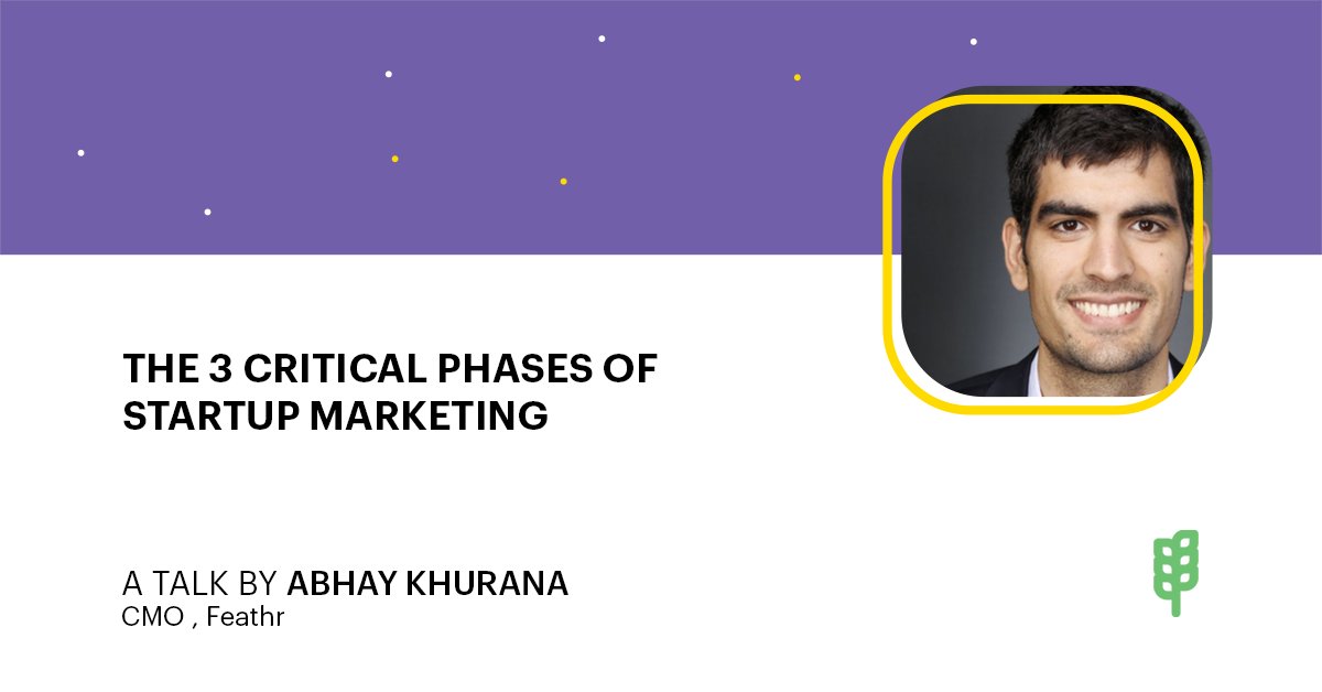 EuroVPS's tweet photo. The 3 critical phases of startup marketing
A talk by Abhay Khurana
CMO, @Feathr 

https://t.co/BcRzal8UoQ

@abhaykhu #StartupMarketing #MarketingAdvice #GrowthStrategy https://t.co/MdGS05U3pS