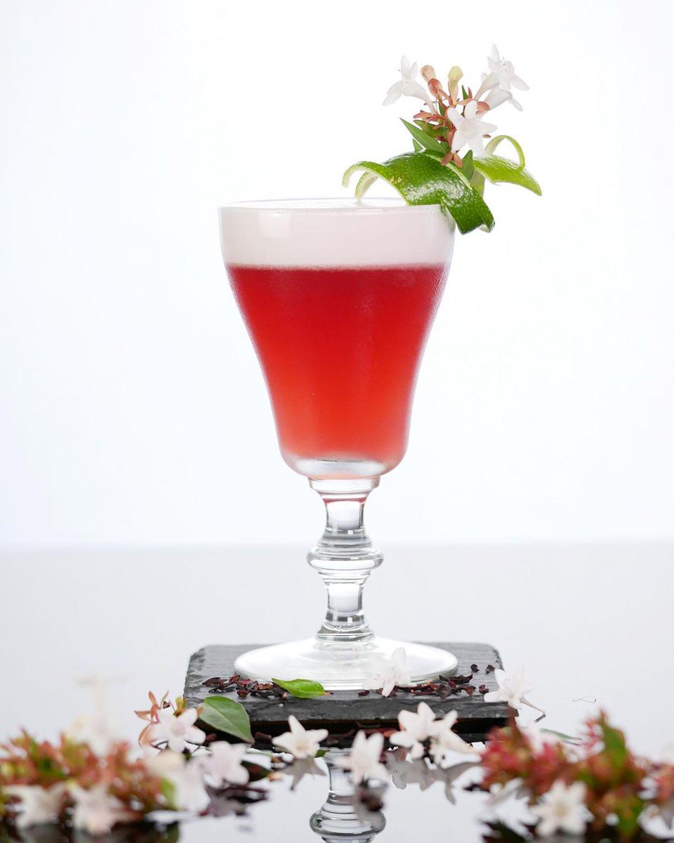 Don't get it twisted. Just because it's pretty doesn't mean it doesn't pack a punch. Kudos, <a href="/TheGameologist/">The Gameologist</a>
——————————————
"Fresh and Twisted"

1 1/2oz Rhum Agricole <a href="/rhumclement/">Rhum Clement</a>
1oz Lime Juice
1/2oz Simple Syrup
1/4oz. Hibiscus Syrup
2 Dashes Scrappy's Cardamom Bitters
Egg White