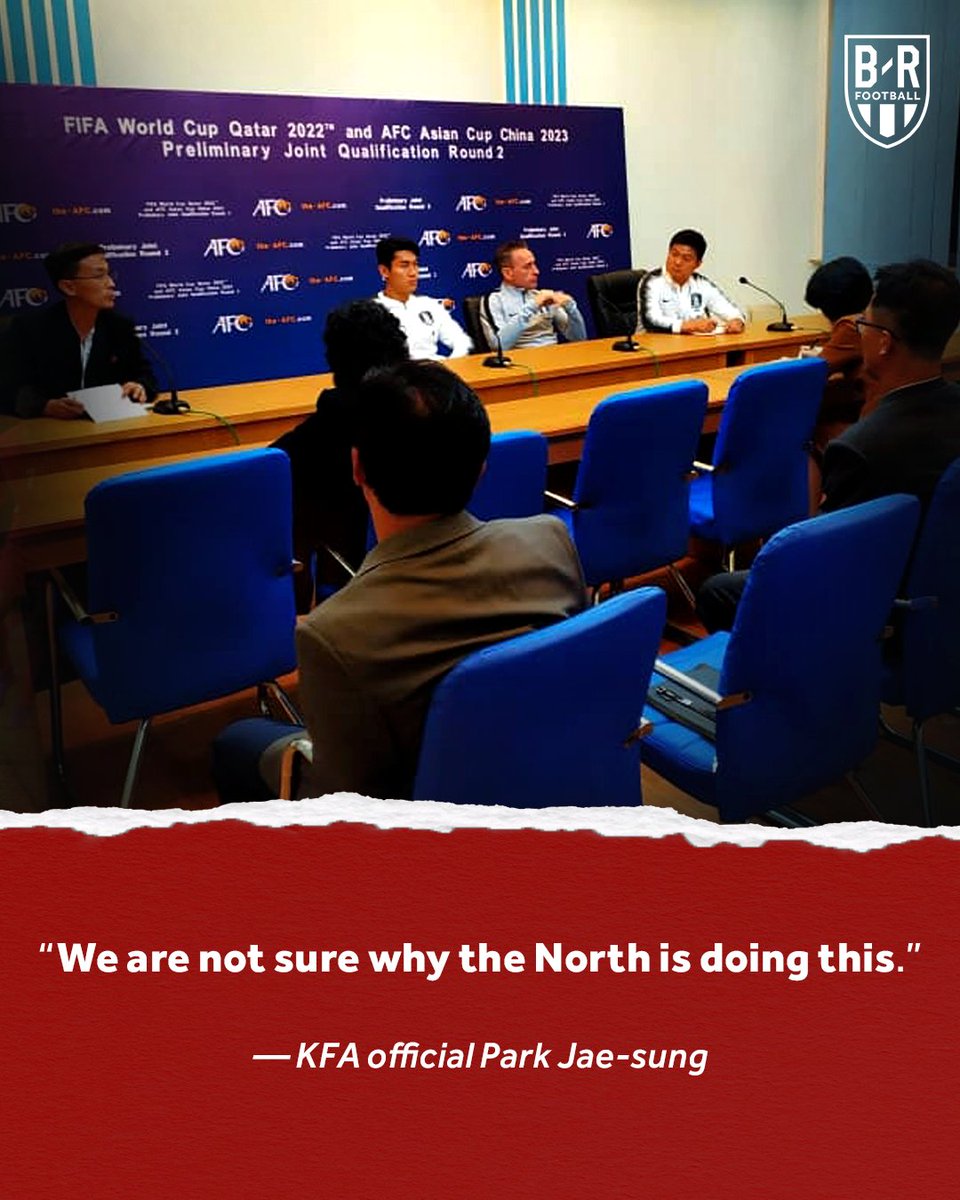 brfootball's tweet image. North Korea&apos;s World Cup qualifier against South Korea was...strange 👀