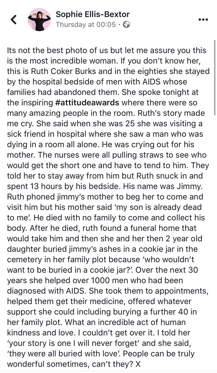 JamesKavanagh_'s tweet image. BAWLING over this 😩😭💗 Ruth Coker Burks, you gorgeous icon 💛