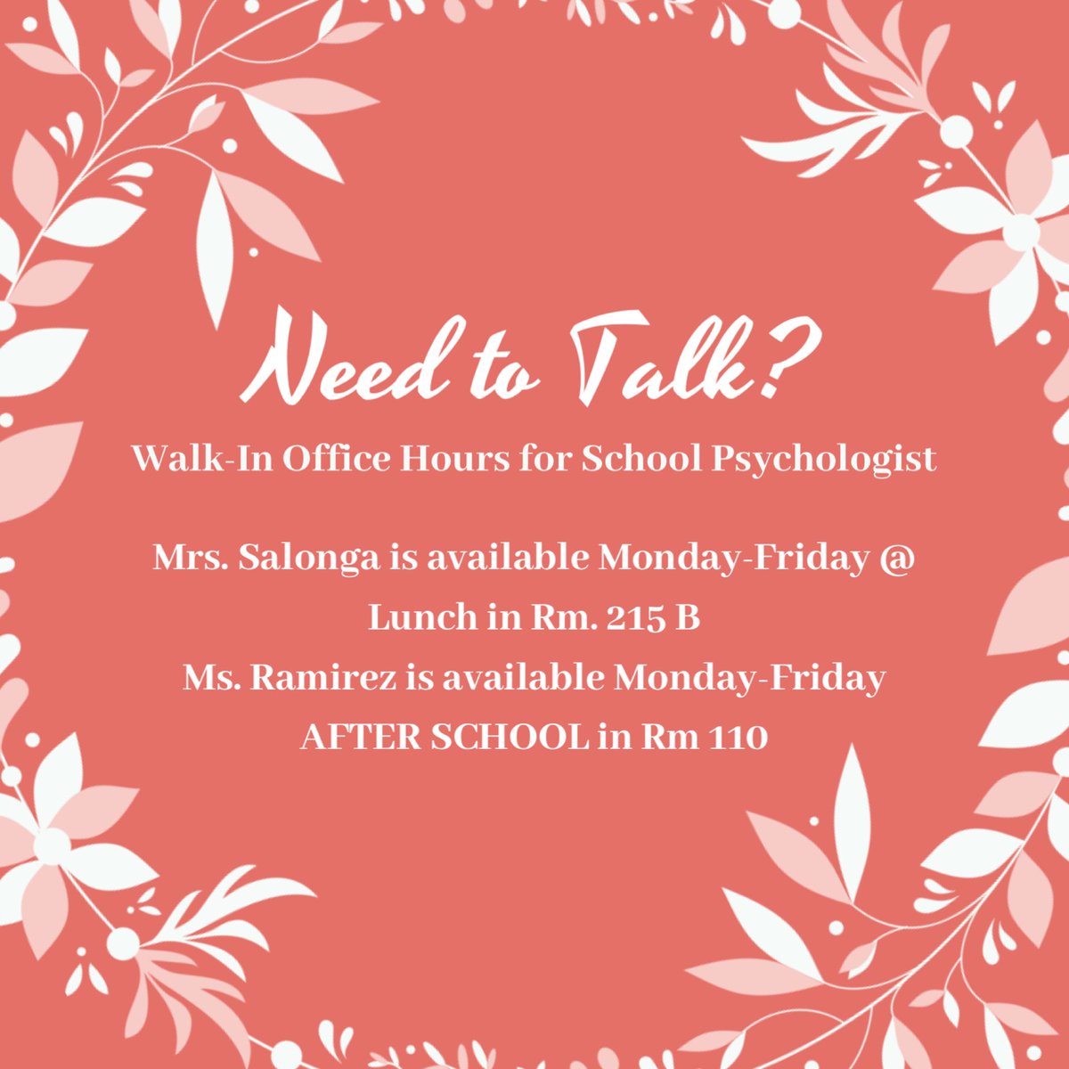 vphs_counseling's tweet image. Life can be challenging!  Our staff is happy to help. ⁦@VPSpartan⁩ ⁦@VPasb⁩ ⁦@VPachieves⁩