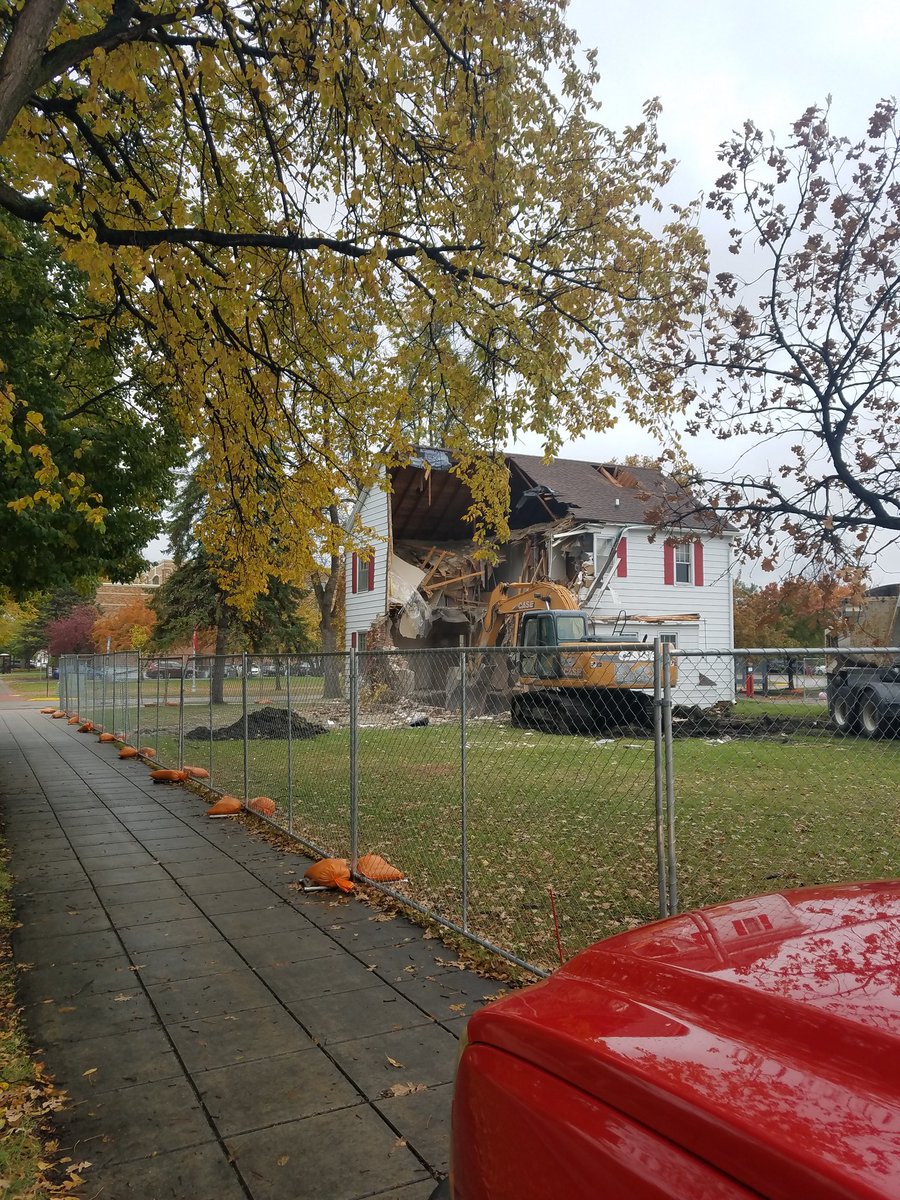 House #2 on it's way down!