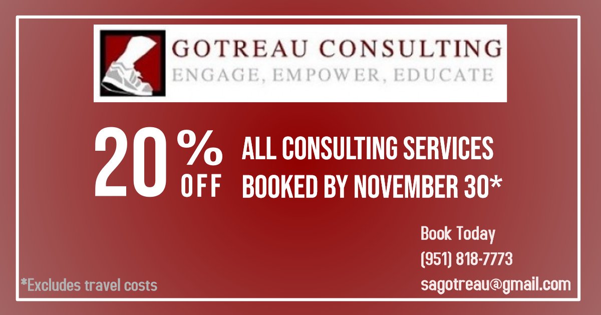 ScottGotreau's tweet photo. Don't miss out on the fall discount from #GotreauConsulting Book your professional development today https://t.co/fxZIOgQlAs
#blendedlearning #personalizedlearning #edtech https://t.co/01hkQQA6iA