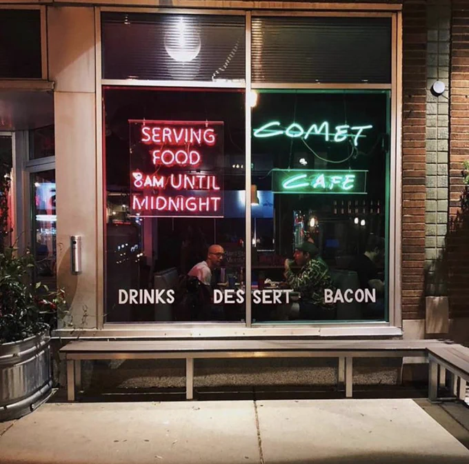 Image from Comet Cafe (@thecometcafe)