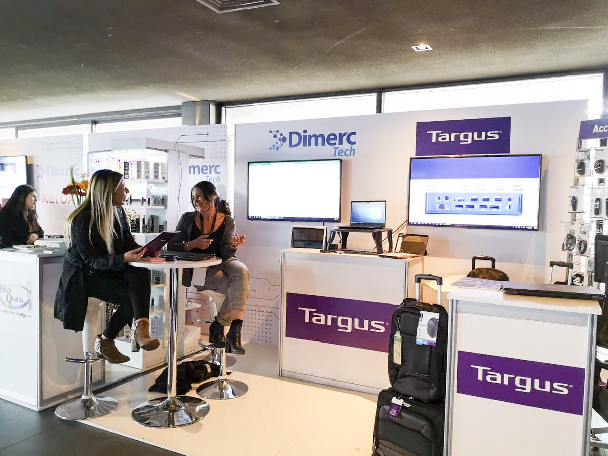 Ya estamos instalados en la #ExpoDimerc en la sección de #DimercTech
.
.
#targus #targuslatam #MeGustaDimerc #mochilas #tecnologia #gadgets