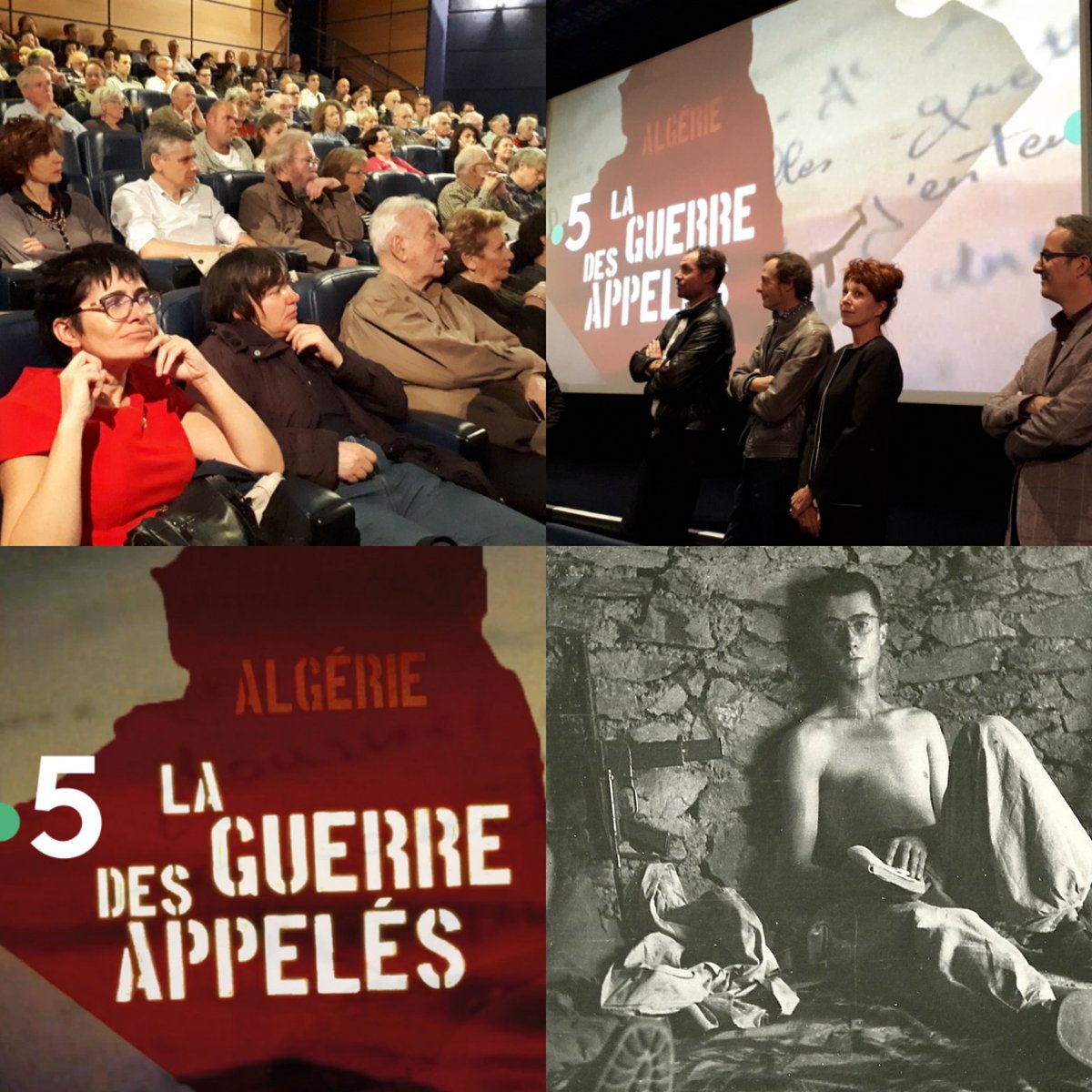 berebouchon's tweet photo. Ce soir, à #francetelevisions #projection en avant première de l'émouvant #documentaire "Algérie, la guerre des appelés" ! Bcp de #souvenirs , bcp d'#emotions ! A voir sur #france5 le dimanche 3 novembre à 20h50 ! https://t.co/ZyCmFRhkKg