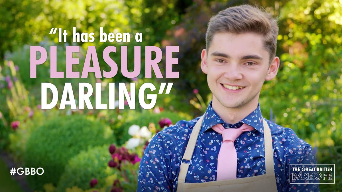 Henry’s going? Shut up! No seriously, shut up. It’s been such a pleasure having you in the tent, Henry - we’ll miss you! #GBBO