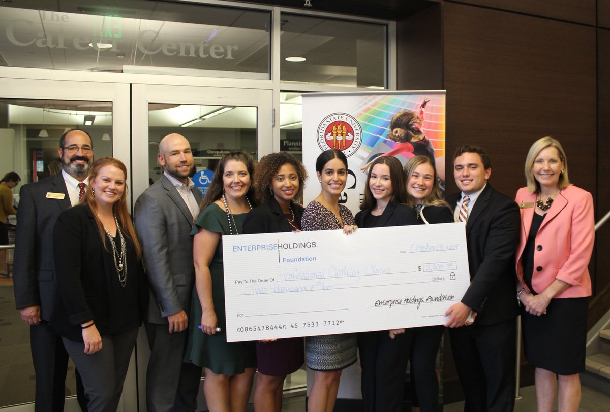 A huge THANK YOU to <a href="/ERACCareers/">Enterprise Careers</a> for their recent donation to the Professional Clothing Closet, which provides a way for students to access free professional attire for career fairs, interviews, and the workplace!

Learn more: career.fsu.edu/ClothingCloset
