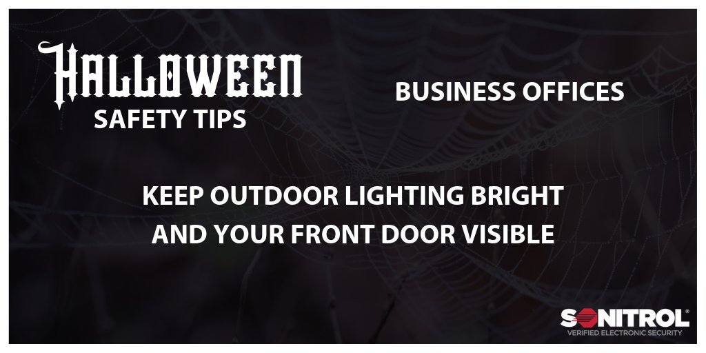 SonitrolNEFL's tweet photo. Halloween Safety Tip | If your office is planning on participating in trick-or-treat....
#safetytip #businesstips #halloween #northeastflorida https://t.co/8dTvlF2yWh