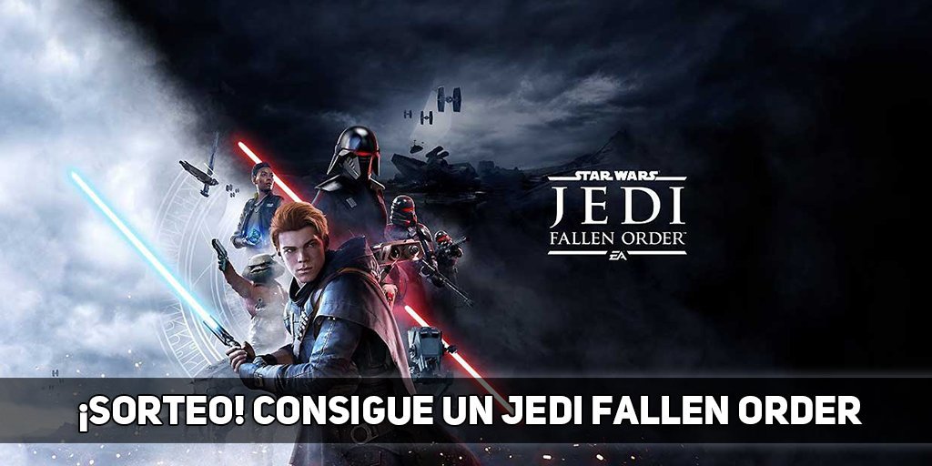 ¡SORTEO INTERNACIONAL! 🎉
💥 ¿Quieres una copia de Jedi Fallen Order? 
(PC, Xbox o Ps4).

Requisitos para participar:
· ¡Sigue a @PorgcastSW!
· ¡Síguenos!
· ¡Dale RT🔁 a este tuit! 

El sorteo finalizará el 16/11 ¡SUERTE!
