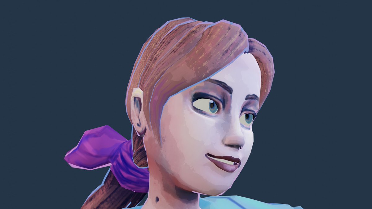 Tulie3D's tweet photo. I just finished making a stylized 3D rig version of myself I hope to use for video projects😊 thoughts? 

#3dmodeling #3DModel #Blender3d #b3d #npr #3Drig #purple #painted3d #blenderart #blender28 #ArtistOnTwitter #blender #ArtistforHire https://t.co/4tJAP7El15
