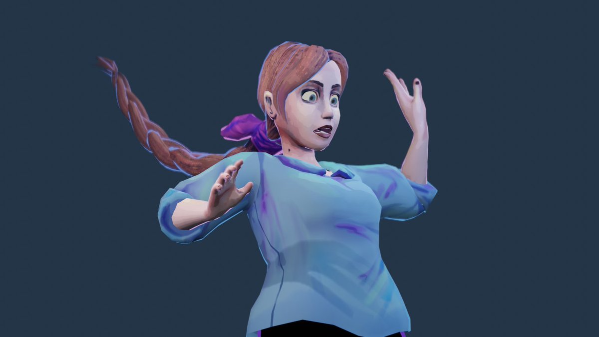 Tulie3D's tweet photo. I just finished making a stylized 3D rig version of myself I hope to use for video projects😊 thoughts? 

#3dmodeling #3DModel #Blender3d #b3d #npr #3Drig #purple #painted3d #blenderart #blender28 #ArtistOnTwitter #blender #ArtistforHire https://t.co/4tJAP7El15