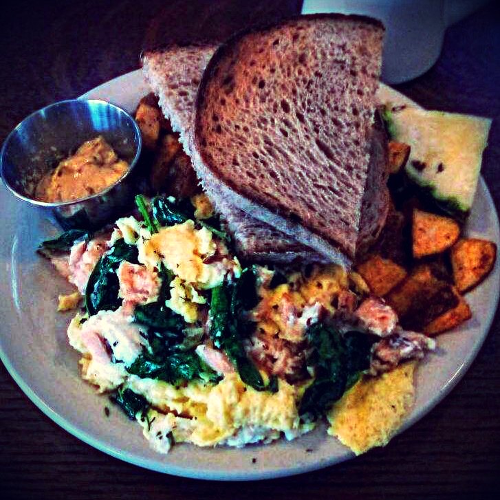 OREGON POINT OF SALE tips our forks to <a href="/BarCarlo/">Bar Carlo</a>.  If you want to warm your soul w/ some amazing breakfast start w/ their Salmon Scramble. The restaurant is open &amp; airy, wonderfully clean &amp; the food Bar Carlo creates is mouthwatering. #Oregonpointofsale #Barcarlo