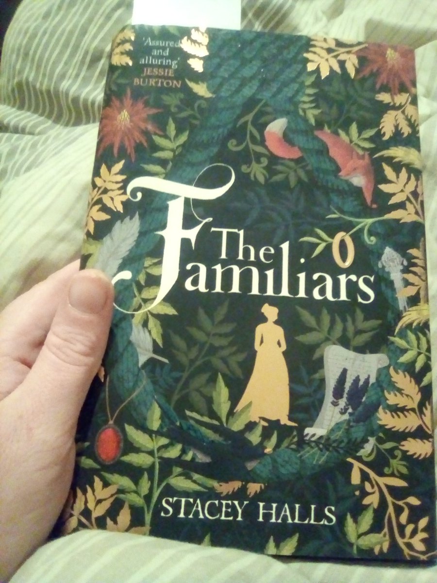 Bedtime Reading! 💕 I could never let autumn pass me by without Reading #thefamiliars it's so bloody good! @stacey_halls