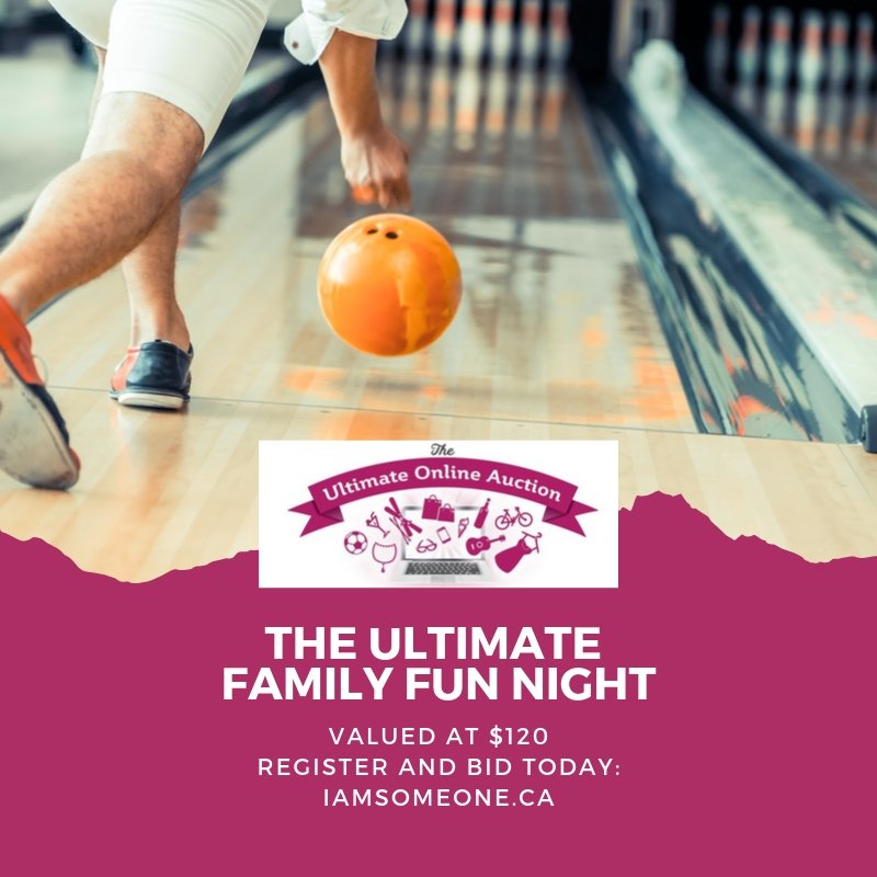 I am Someone Online Auction Prize Package Feature:

*THE ULTIMATE FAMILY FUN NIGHT*
Grab the family or some of your friends and enjoy this social night out! Dine at Me-n-Ed's Pizza, go bowling and then treat yourself to some frozen gelato at Matteo's G ... bit.ly/2OvOi0R
