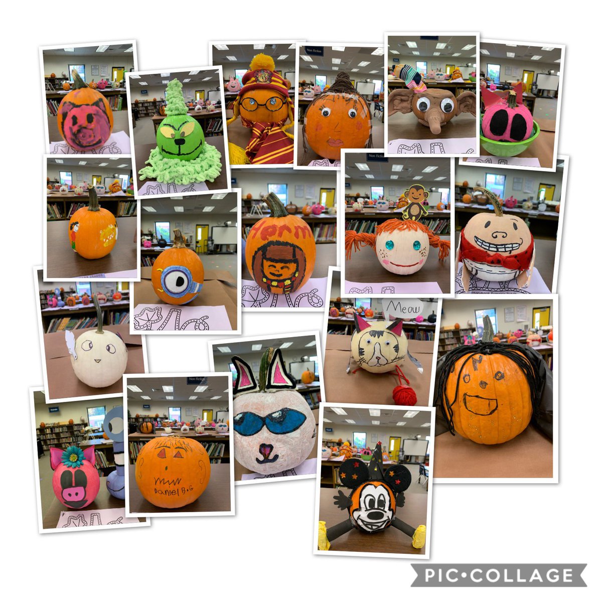 CSP_Library's tweet photo. Check out our awesome storybook pumpkin patch! https://t.co/hbA6c8rsLM